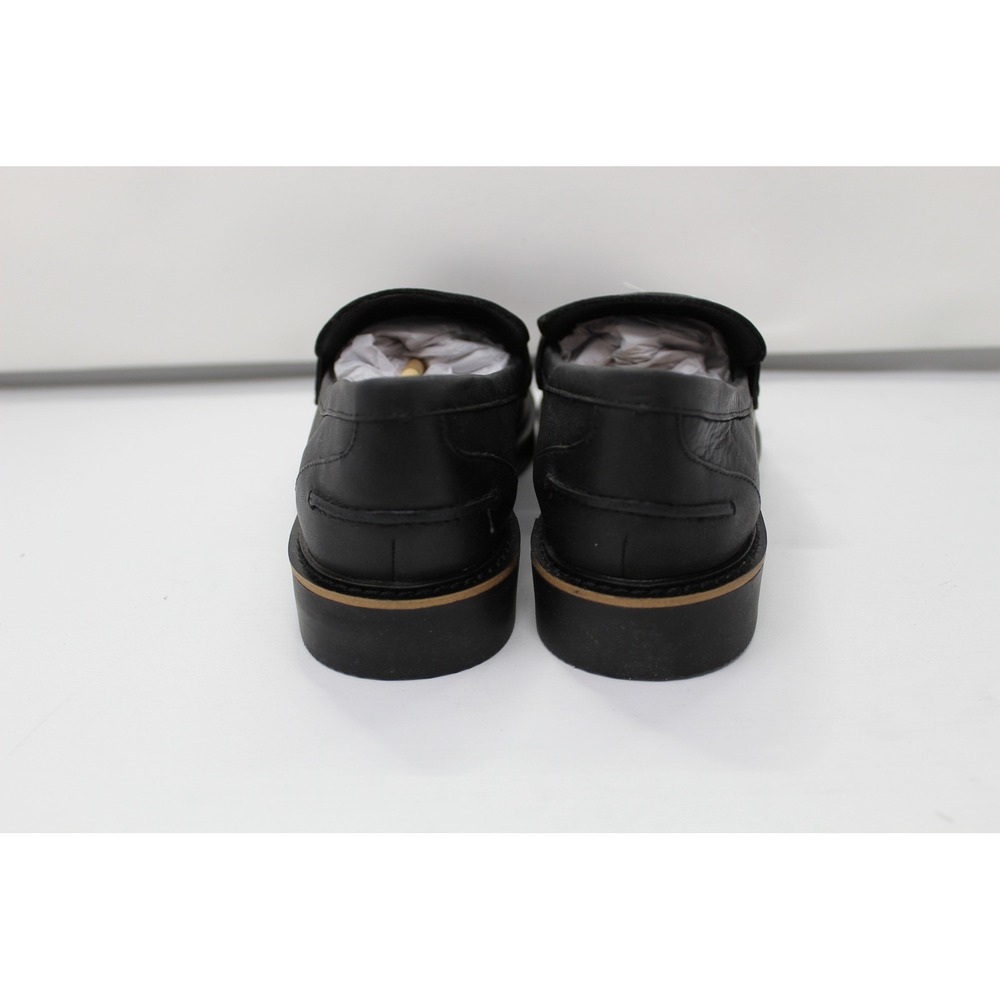 Blondo Penny Waterproof Black Leather Loafers Lug Sole PENN01SD 017 Womens 6.5 M - Picture 4 of 6